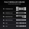 Corsair WS3000 3000W 80+ Platinum ATX 3.1 Fully Modular Workstation Power Supply (EU) - 10 Years Warranty