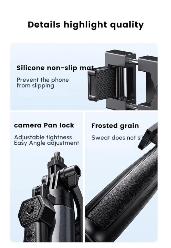 Ugreen 4 Legs Bluetooth Selfie Stick Tripod Stand UG-LP849-45301