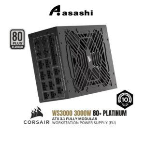 7c97509cf2a1b275bea9550f81439ac8.jpeg Corsair WS3000 3000W 80+ Platinum ATX 3.1 Fully Modular Workstation Power Supply (EU) - 10 Years Warranty