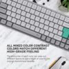 Alcatroz Tetriz Air 300C Multi-Device Rechargeable Keyboard Mouse Combo