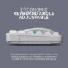 Alcatroz Tetriz Air 300C Multi-Device Rechargeable Keyboard Mouse Combo