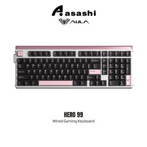 23e5482200c52da6d137b1f3de28f7d2.jpeg AULA HERO 99 Wired Magnetic Switch Gaming Keyboard 99 Layout RT Extreme Response 8000Hz Polling Rate - Black Emperor Magnetic Switch | Wing Chun Magnetic Switch