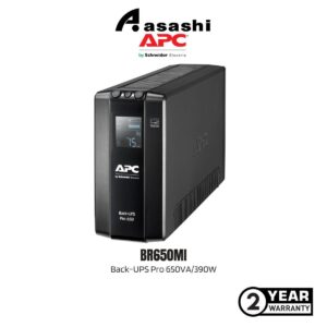 APC BR650MI Back-UPS Pro 650VA/390W Tower UPS