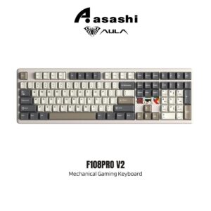 5ad128bc56e30f1104d1952782e44bab.jpeg AULA F108PRO V2 Full Size Wireless Gasket Mechanical Gaming Keyboard with Smart Screen RGB 8000Hz 10000mAh | F108 PRO V2 (Mint Switch/X3 Switch/Panda Switch)