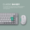 Alcatroz Tetriz Air 300C Multi-Device Rechargeable Keyboard Mouse Combo