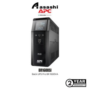 APC BR1600SI Back UPS Pro BR 1600VA, Sinewave, 8 Outlets, AVR, LCD Interface UPS