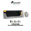 Alcatroz Tetriz Air 300C Multi-Device Rechargeable Keyboard Mouse Combo