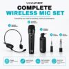 Vinnfier Tango Air 5 2 in 1 Dual Wireless Microphone System