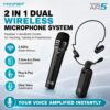Vinnfier Tango Air 5 2 in 1 Dual Wireless Microphone System