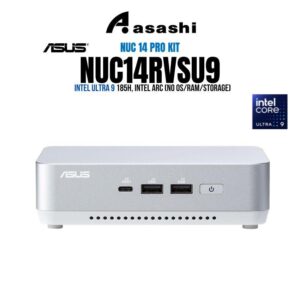 16dc95c120430b45e912379bc26b165a.jpeg ASUS NUC 14 Pro Kit NUC14RVSU9 Barebone (Intel Ultra 9 185H, Intel Arc (No OS/RAM/Storage)