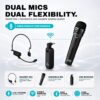 Vinnfier Tango Air 5 2 in 1 Dual Wireless Microphone System