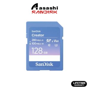 26edbded5524f081fd759184c5515815.jpeg Sandisk Creator 128GB/256GB/512GB UHS-II U3 V60 Class10 SDXC Card