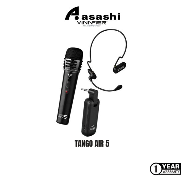 Vinnfier Tango Air 5 2 in 1 Dual Wireless Microphone System