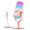 MAONO DM30RGB / DGM30RGB USB GAMING MICROPHONE WITH CONTROLLABLE RGB LIGHTING, CARDIOID PATTERN AND MAONO LINK