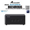 ASUS NUC 14 Pro Kit NUC14RVHU5 Mini PC Barebone DIY Desktop 14th Gen Raptor Lake Kingston NV3 DDR5