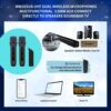 Vinnfier WB303 UB dual UHF Wireless Microphone
