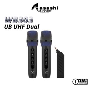 bcfc4861dfbd3c554d014a8362751ad6.jpeg Vinnfier WB303 UB dual UHF Wireless Microphone