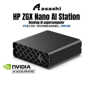 efdecbe0544f15764313920d6420675e.jpeg HP ZGX Nano AI Station DD8J0PA - Desktop AI supercomputer | 4TB PCIe NVMe SSD | GB10 Nvidia Blackwell, 128GB RAM, 10G Ethernet, 4 x USB 3.2 Gen |1 petaFLOP, Ubuntu Linux DGX SPARK