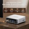 GEEKOM Mini A7 - AMD Ryzen 5 7535HS | 16GB DDR5 (Dual-Channel) | 500GB SSD | Wi-Fi 6E BT 5.4 | Windows11 PRO - 3Y