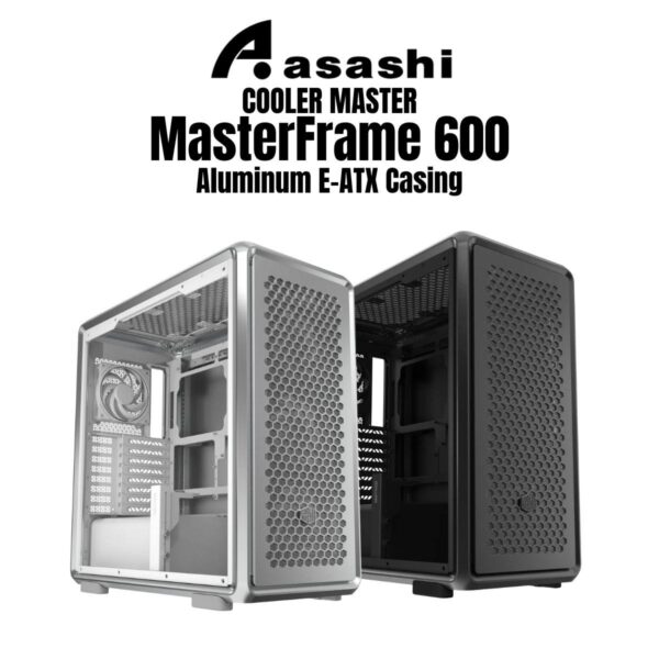Cooler Master MasterFrame 600 Aluminum E-ATX Casing Black / Silver