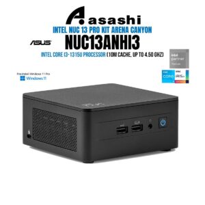 0d1d1753f615c628fe32eb449eaa1fa4.jpeg ASUS Intel NUC 13 Pro Kit NUC13ANHi3 Mini PC Barebone DIY Desktop 13th Gen Arena Canyon - Kingston NV3 Kingston DDR4
