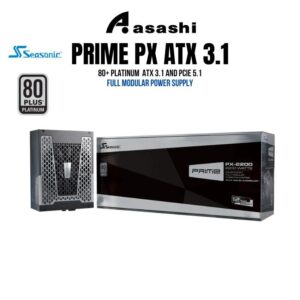 16b54ff252ac90a7e7a667f62f74d171.jpeg SEASONIC PRIME PX-2200 2200W 80+ Platinum ATX3.1 Full Modular Power Supply (12 Years Warranty)