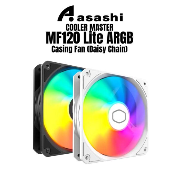 1f929ac28b4f415b6fc7b51d3ca84a1c.jpeg Cooler Master MasterFan MF120 Lite ARGB Casing Fan (Daisy Chain)
