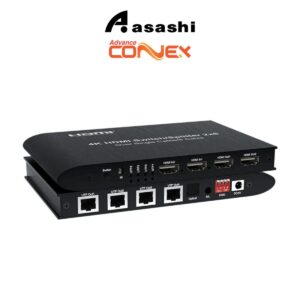 206cff69c5ebb7ad1199a6b955c30877.jpeg Advance Connex 2x6 HDMI 4K Splitter Switch Extender | UHD4K30 | up to 100meter | AC-HDSS2-6