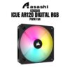 Corsair iCUE AR120 Digital RGB 120mm PWM Fan, Single & Triple, Black & White