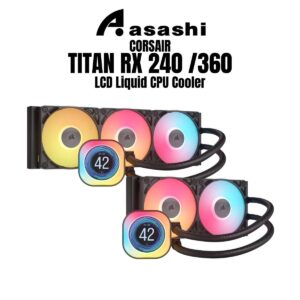 5363360ca2aadbdb7899fcf9b19497bb-1.jpeg CORSAIR iCUE LINK TITAN 240 RX | TITAN 360 RX LCD AIO Liquid CPU Cooler