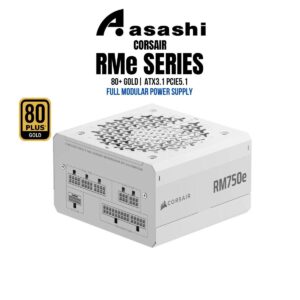 5db62f2843b39b13a662ed5484e95580.jpeg Corsair RMe SERIES RM750e (750w) / RM850e (850w) / RM1000e (1000w) (White) 80+ Gold Cybernetics ATX3.1 PCIE5.1 Fully Modular Low-Noise ATX Power Supply