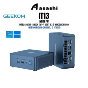 73a5d54e3bdcd163ff65d15a9fcfda79.jpeg GEEKOM Mini IT13 - Intel Core i5-13600H | 16GB DDR4 (Dual-Channel) | 1TB SSD | Wi-Fi 6E BT 5.2 | Windows11 PRO - 3Y