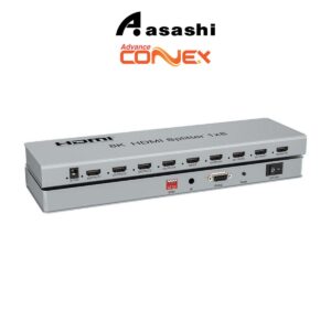 7a76933ea2237d2b95ab14b10a260689.jpeg Advance Connex 1 x 8 uncompressed video HDMI 8K Splitter Support max 8K@60 high resolution | UHD8K60 | up to 5m | AC-HDSP8K-8