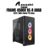 CORSAIR FRAME 4500X RS-R ARGB (Black/White) Panoramic Glass Mid-Tower PC Case (RS120R x3)