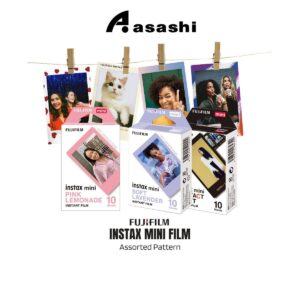83d71f5b4a5d7346ef907995c616ea32.jpeg Fujifilm Instax Mini Film Simple / Pattern 10sheet Assorted
