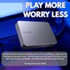 Toshiba 1TB Canvio Gaming X2 Portable External Hard Drive USB 3.0 for PlayStation/Xbox/PC HDTX210AK3AA