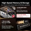 GEEKOM Mini A7 - AMD Ryzen 5 7535HS | 16GB DDR5 (Dual-Channel) | 500GB SSD | Wi-Fi 6E BT 5.4 | Windows11 PRO - 3Y