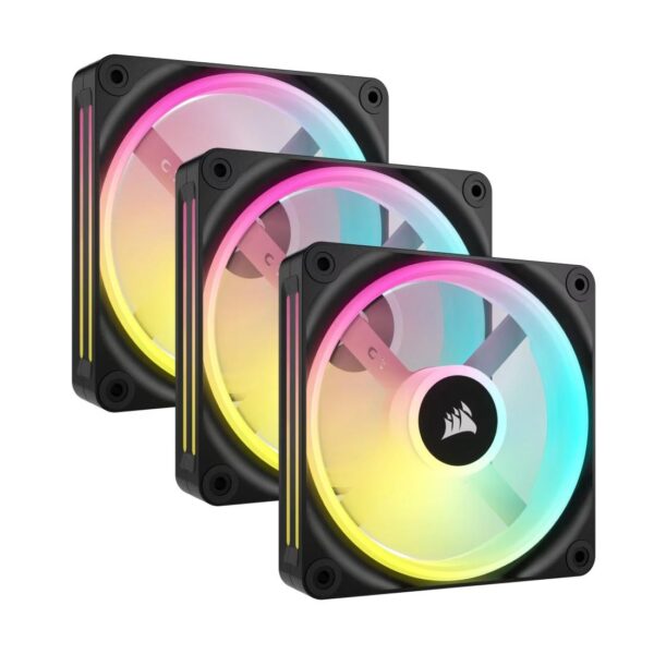 Corsair iCUE LINK QX120 RGB 3-in-1 120mm PWM Fan w/ iCUE LINK Hub