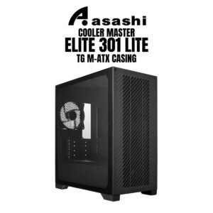 9b1e19faeba344c0af9f150986ed4d45.jpeg Cooler Master Elite 301 LITE TG M-ATX PC CASE / CASING