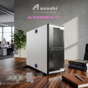 AI Enterprise 4U - AMD RYZEN THREADRIPPER PRO 9985WX + NVIDIA RTX PRO 6000 Blackwell MAX-Q 96GB