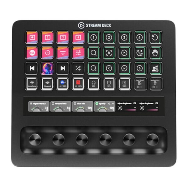 ac1d499a26d47137bd3f4430b2efbacf.jpeg Elgato Stream Deck + XL (36 keys, 6 dials, touch strip) 10GBX9901