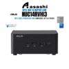 ASUS NUC 14 Pro Kit NUC14RVHI3 Mini PC Barebone DIY Desktop 14th Gen Raptor Lake Kingston NV3 DDR5