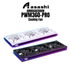 Armaggeddon ARGB PWM360-PRO Digital PC Cooling Fan