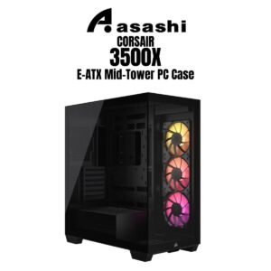b9d8c6150c645e7fbf0f9a4d88ff5c37.jpeg Corsair 3500X Series E-ATX Mid-Tower PC Case - Black/White