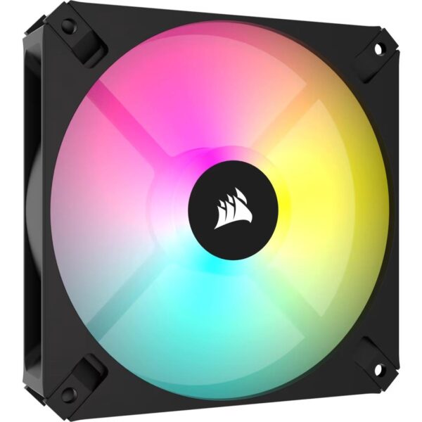 Corsair iCUE AR120 Digital RGB 120mm PWM Fan, Single & Triple, Black & White