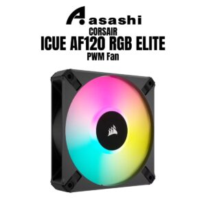 cc2b8c07b5e80a4944f22ebf3f6fe606.jpeg Corsair iCUE AF120 RGB Elite 120mm PWM Fan, Single & Triple, Black & White