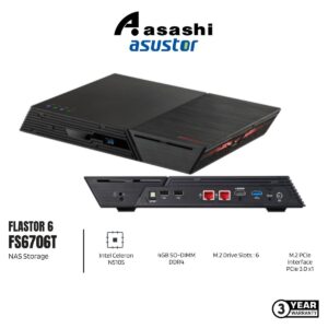 e3fd1e45e324804d80ef227f43f468f1.jpeg ASUSTOR FS6706T-FLASTOR Storage (Intel Celeron N5105 2.0Ghz QC, 4GB DDR4, 2 x 2.5GbE)