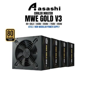 e752a99734daac59e70ed5eaf2ed12e7.jpeg Cooler Master MWE GOLD V3 550W 650W 750W 850W ATX3.1 NON Modular Power Supply