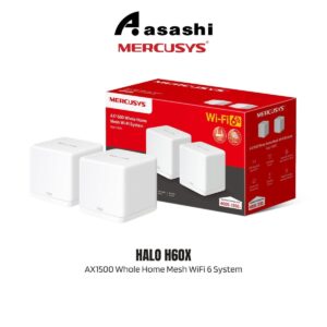 Mercusys Halo H60X AX1500 Whole Home Mesh WiFi 6 System